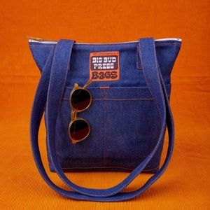 BIG BUD PRESS - RARE Denim Zip Mini Tote (NWOT)